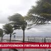 Karabağlar Belediyesi’nden fırtınaya karşı 24 saat önlem