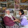 Başkan Kınay Kavacık’ta yaşayan ‘Şalvarlı Ressam’ı ziyaret etti