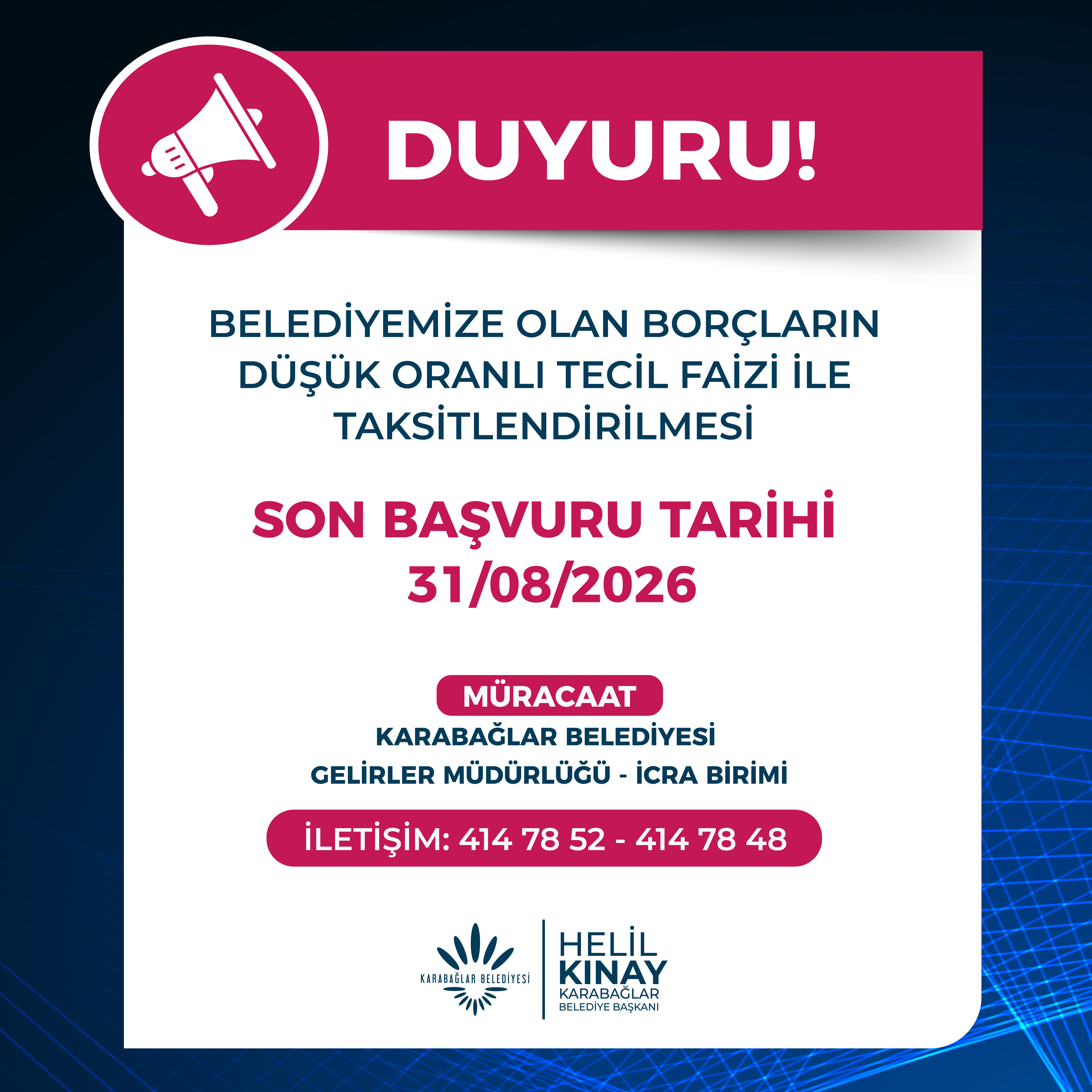Mali hizmetler Borç Tecil